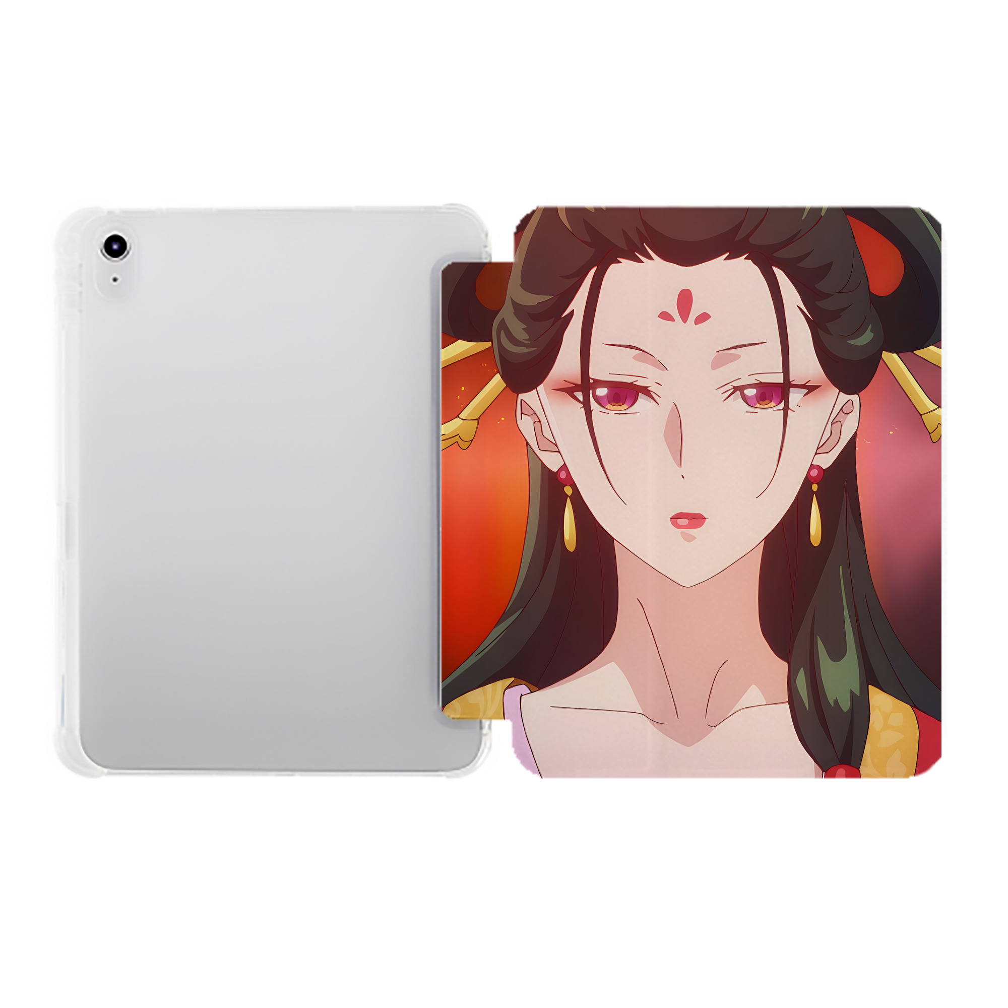 （画像用） 薬屋のひとりごと The Apothecary Diaries IPad ケース ペン収納付き 三つ折りスタンド PUレザー×シリコン 対応機種9.5/10.5/10.9インチ
